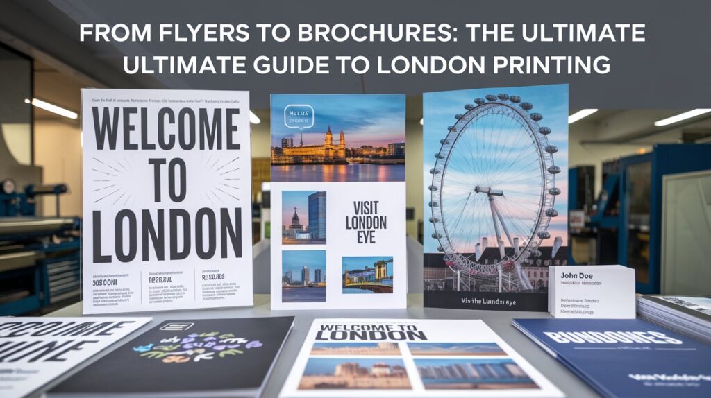 From Flyers to Brochures: The Ultimate Guide to Printing Services in London