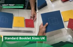 Standard Booklet Sizes in the UK